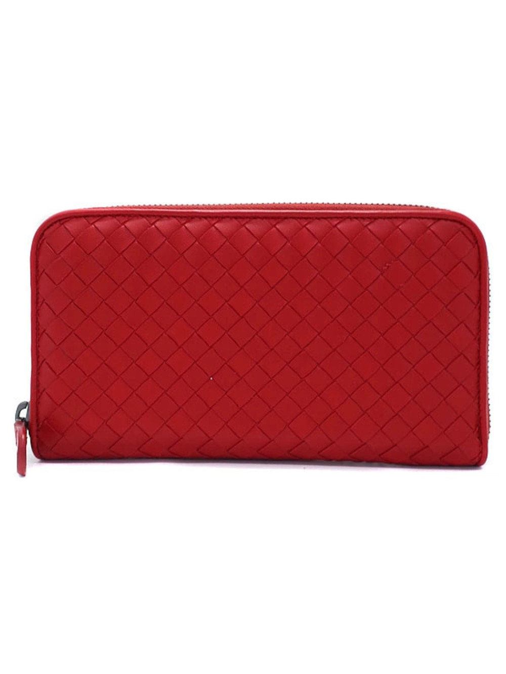 Bottega Veneta Intrecciato Round Zipper Long Wallet